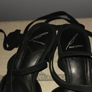 Brian Atwood Shoes - Brian Atwood black suede lace up gladiator sandals Brian Atwood Shoes - Brian Atwood black suede lace up gladiator sandals